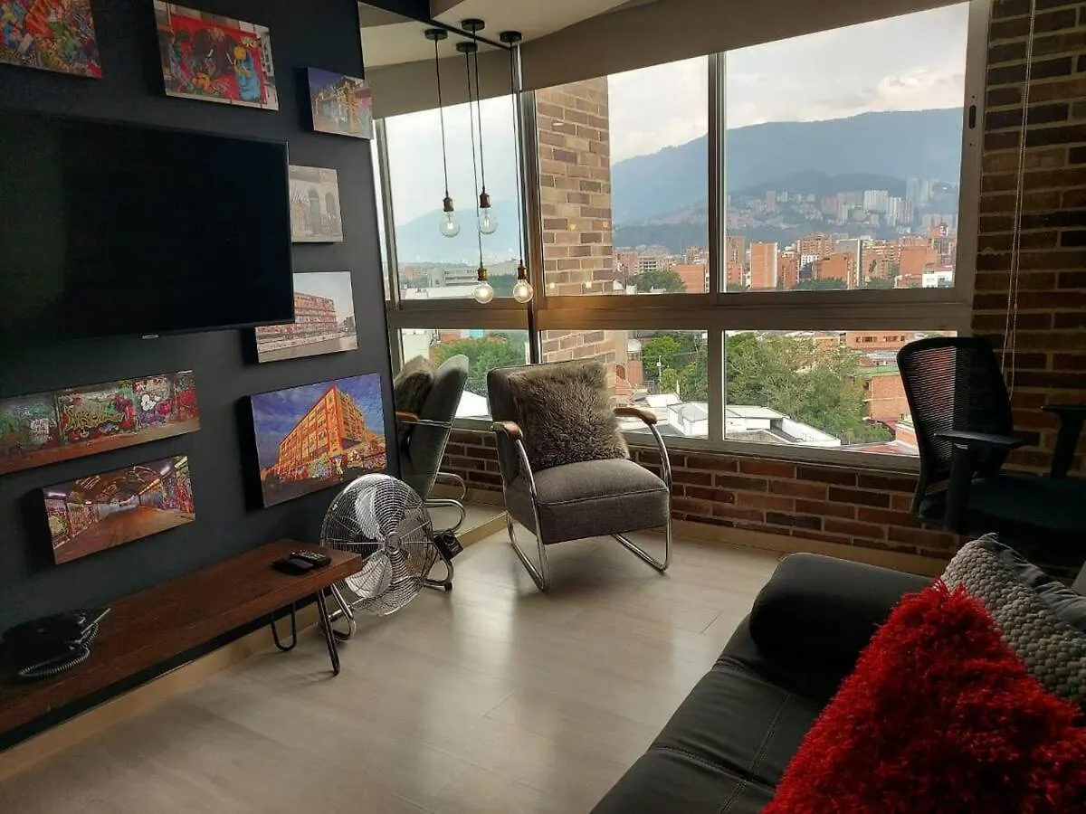 Stylish Loft In Laureles-Gorgeous Views & Comfort Medellin Apartment