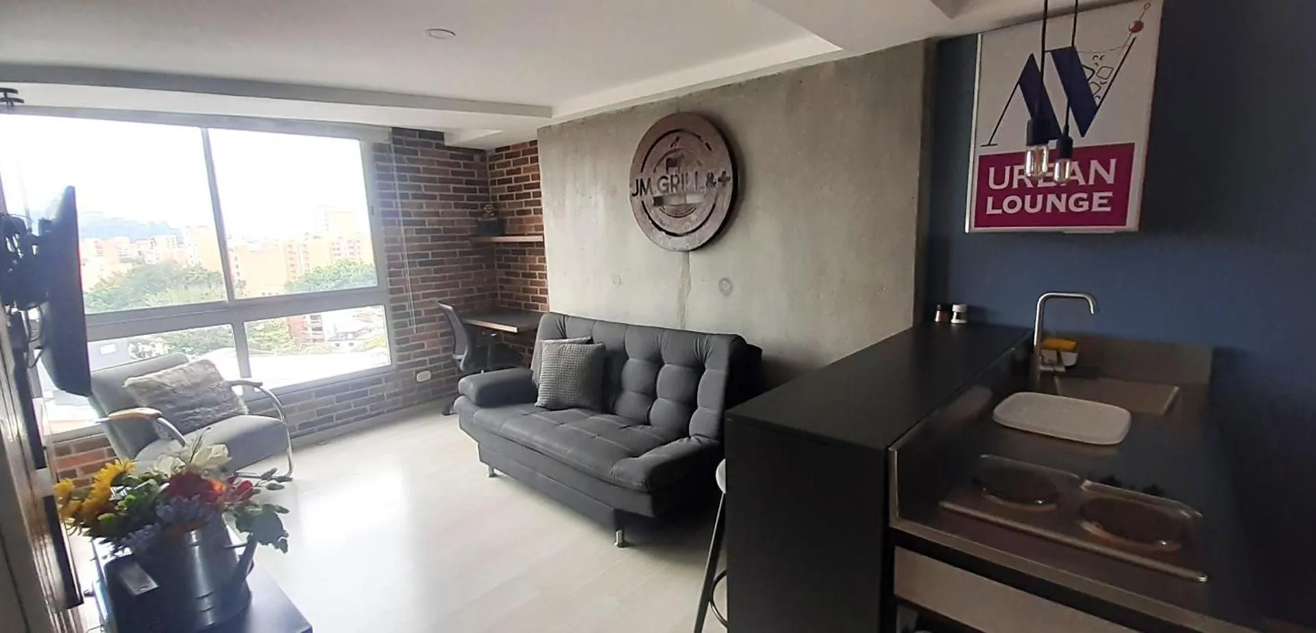 Stylish Loft In Laureles-Gorgeous Views & Comfort Medellin Apartment